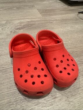 Toddler Red Classic Clog